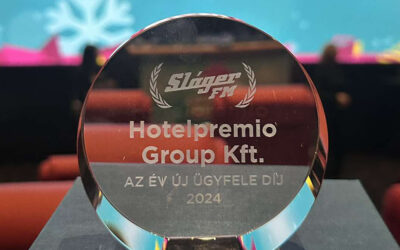 A HotelPremio Group nyerte az Év Új Ügyfele díjat a Sláger FM karácsonyi díjátadóján